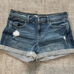 Old Navy Denim Shorts - Boyfriend Mid-Rise - 3" Inseam - Womens - Sz 6